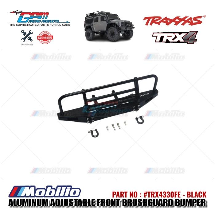 GPM Part #TRX4330FE Aluminum Adjustable Front Brushguard Bumper Traxxas TRX-4 Defender Trail Crawler