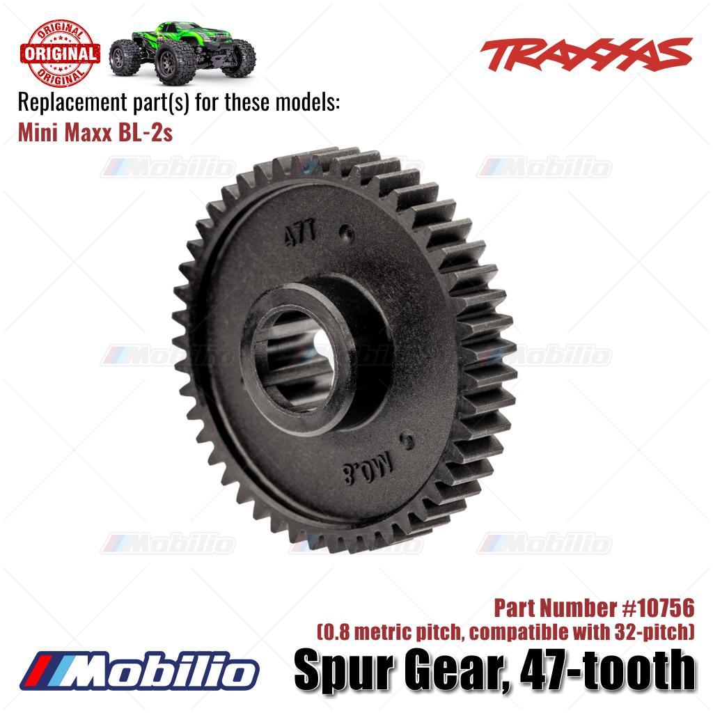 Traxxas Part #10756 47-Tooth Spur Gear 32-Pitch RC Mini Maxx BL-2S