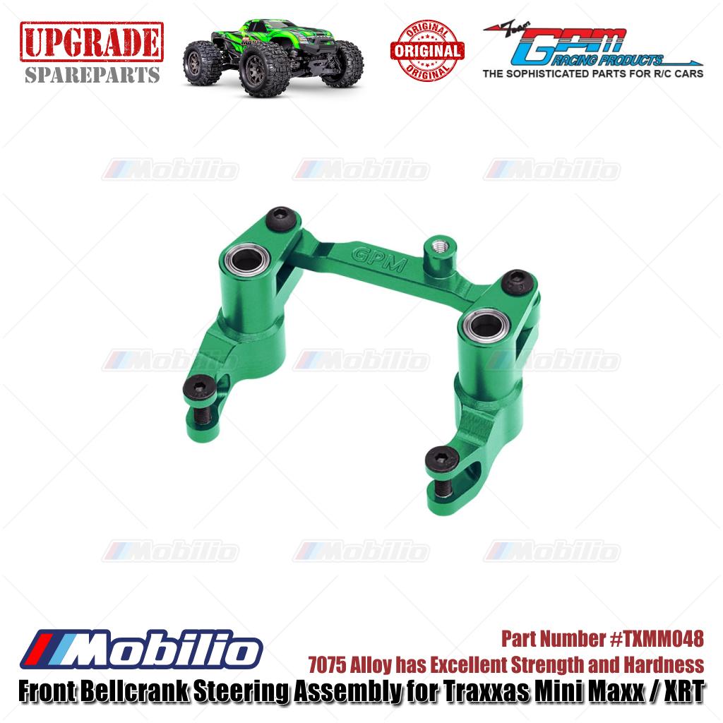 GPM Part #TXMM048 7075 Alloy Front Bellcrank Steering Assembly for Traxxas Mini Maxx / Mini XRT