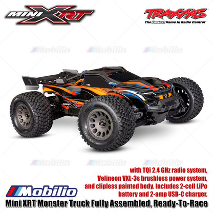 Traxxas 108076-1 Mini XRT Monster Truck RTR TQi 2.4 GHz VXL 3S Brushless