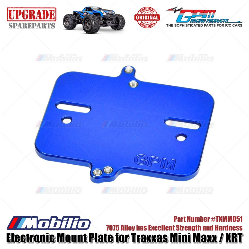 GPM Part #7075 Alloy Electronic Mount Plate for RC Traxxas Mini Maxx / Mini XRT