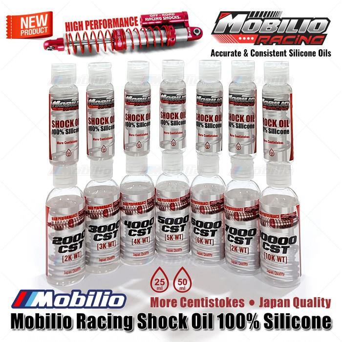 Mobilio Racing Shock Oil RC 100% Silicone More Centistokes CST Japan Quality 25ml 50ml