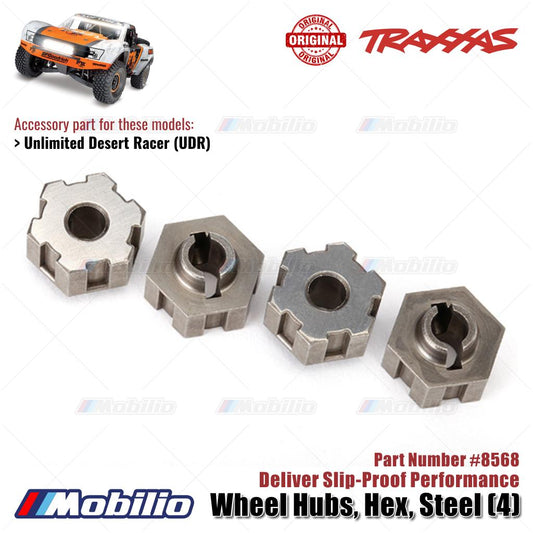 Traxxas Part #8568 Steel Hex Wheel Hubs for RC UDR Unlimited Desert Racer
