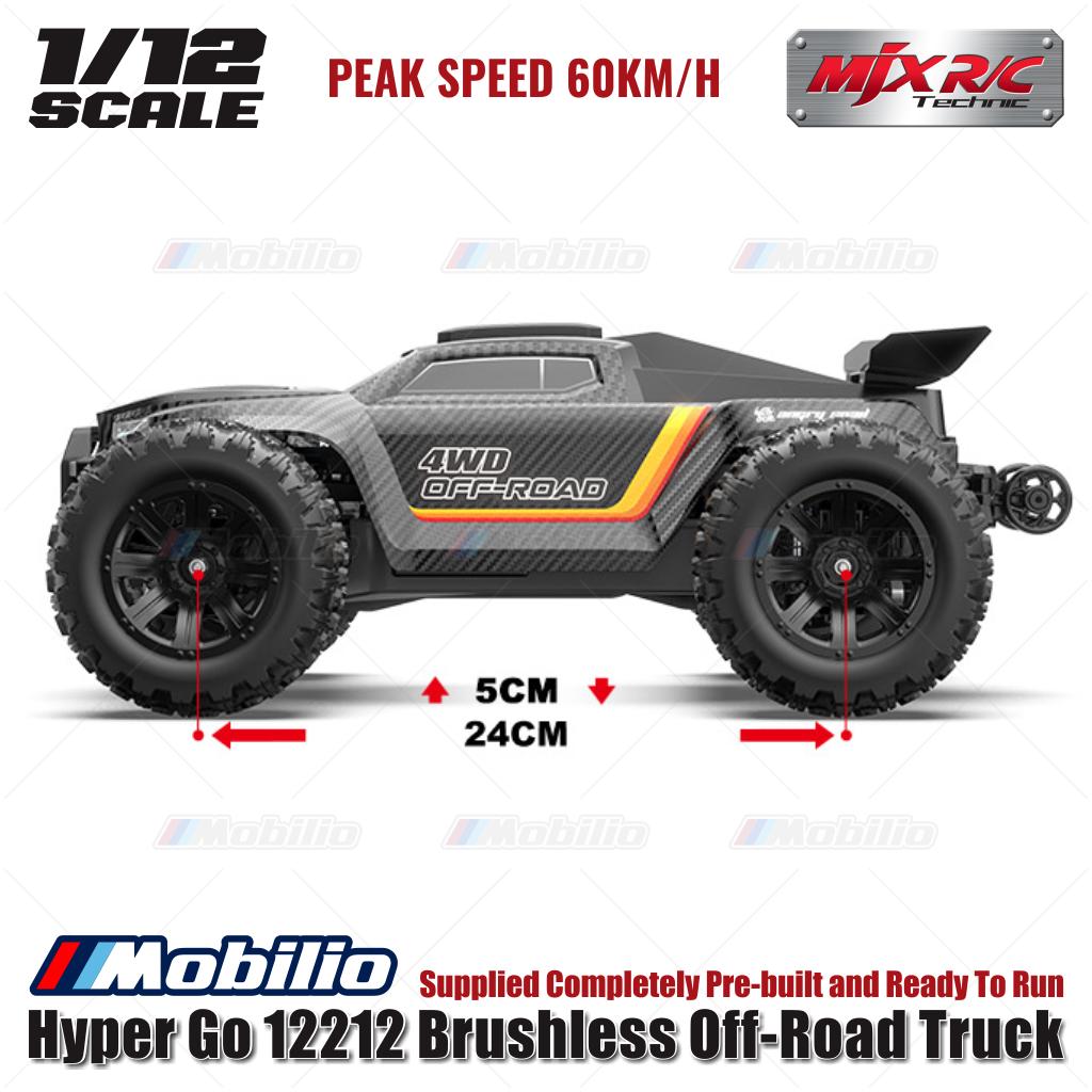 MJX Hyper Go 12212 65KPH Brushless 1:12 Scale Truck Ready To Run RTR