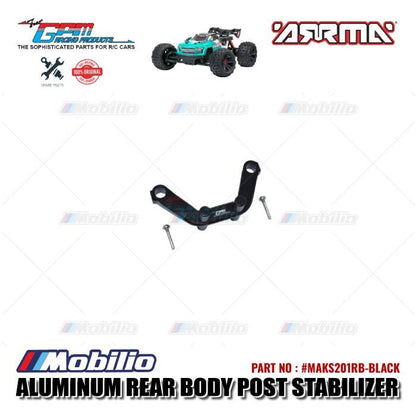 GPM Part #MAKS201RB Aluminum Rear Body Post Stabilizer Arrma Kraton 4X4 4S BLX Monster Truck