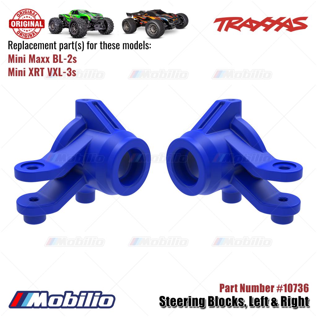 Traxxas Part #10736 Steering Blocks left-Right RC Mini Maxx BL-2S Mini XRT VXL-3S