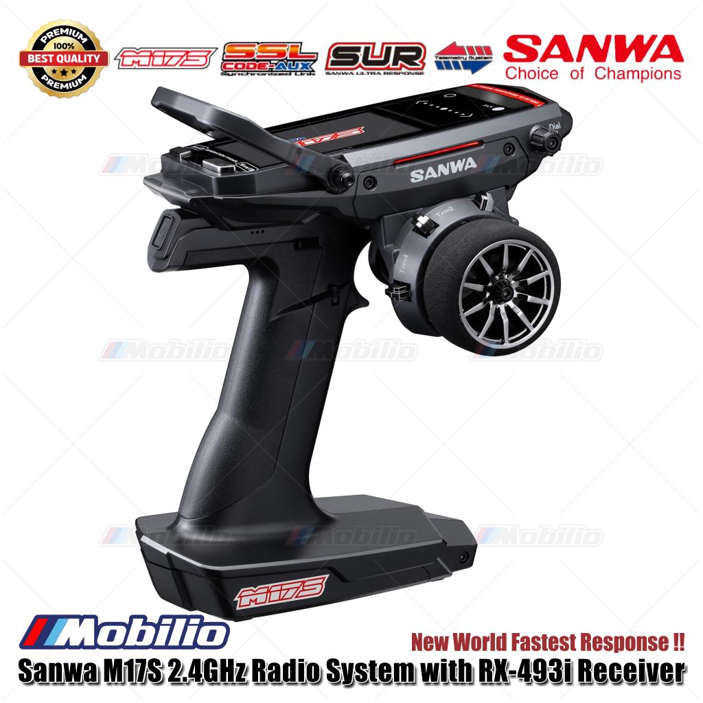 Sanwa M17S 2.4GHz Radio System with RX-493i Receiver New World