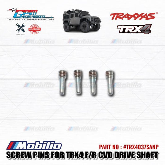 GPM Part #TRX4037SANP Screw Pins For Trx4 F/R CVD Drive Shaft 4pcs for Traxxax TRX-4
