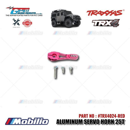 GPM Part #TRX4025TL Aluminum Servo Horn 25T 4 Positioning Holes Traxxas TRX-4 Trail Crawler