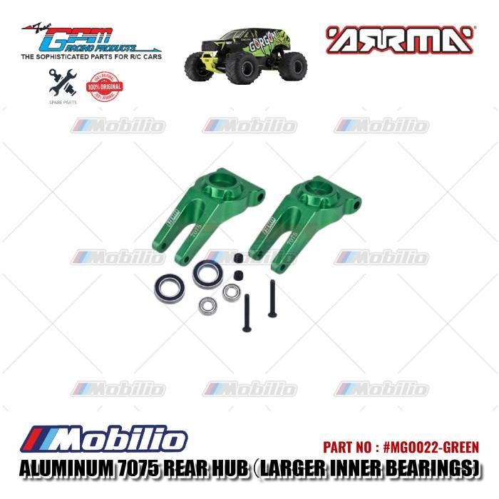 GPM Part #MGO022 Aluminum 7075 Rear Hub with Larger Inner Bearings RC Upgrade Arrma Gorgon Senton Big Rock Monster Truck