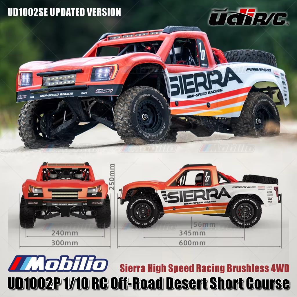 UDIR/C UD1002P Sierra High Speed Racing Brushless 4WD 1/10 RC Off-Road Desert Short Course RTR