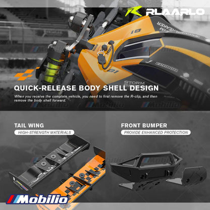 Rlaarlo SBK10 Storm Breaker 1/10 Carbon Fiber / Metal Brushless RTR 4WD Buggy