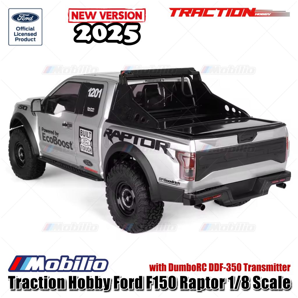 Traction Hobby Ford F150 Raptor Skala 1/8 RTR RC Crawler Adventure Car Versi Baru 2025