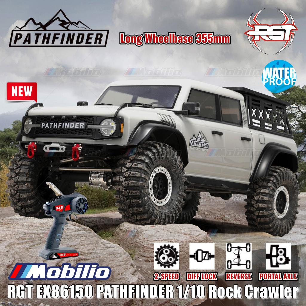 RGT EX86150 PATHFINDER 1/10 Jarak Sumbu Roda Panjang 355mm RC Adventure Crawler RTR