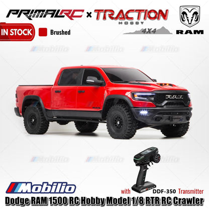 Traction Hobby PrimalRC Dodge RAM 1500 Remote Control Hobby Model 1/8 Scale RTR RC Crawler Adventure