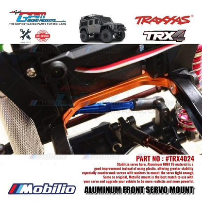 GPM Part #TRX4024 Aluminum Servo Mount Traxxas TRX-4 TRX-6 Trail Crawler