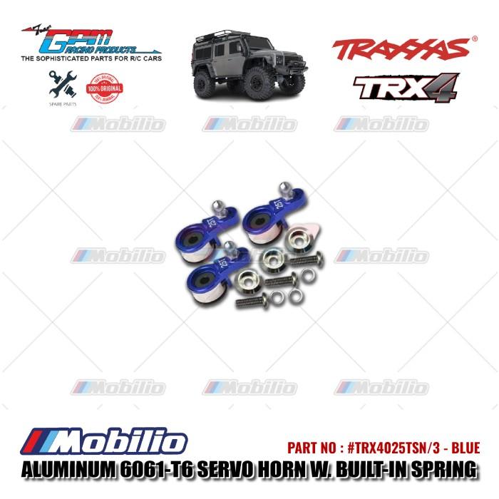 GPM Part #TRX4025TSN/3 Aluminum Servo Horn with Built-in Spring for Locking Differential RC Upgrade Traxxas TRX-4 TRX-6