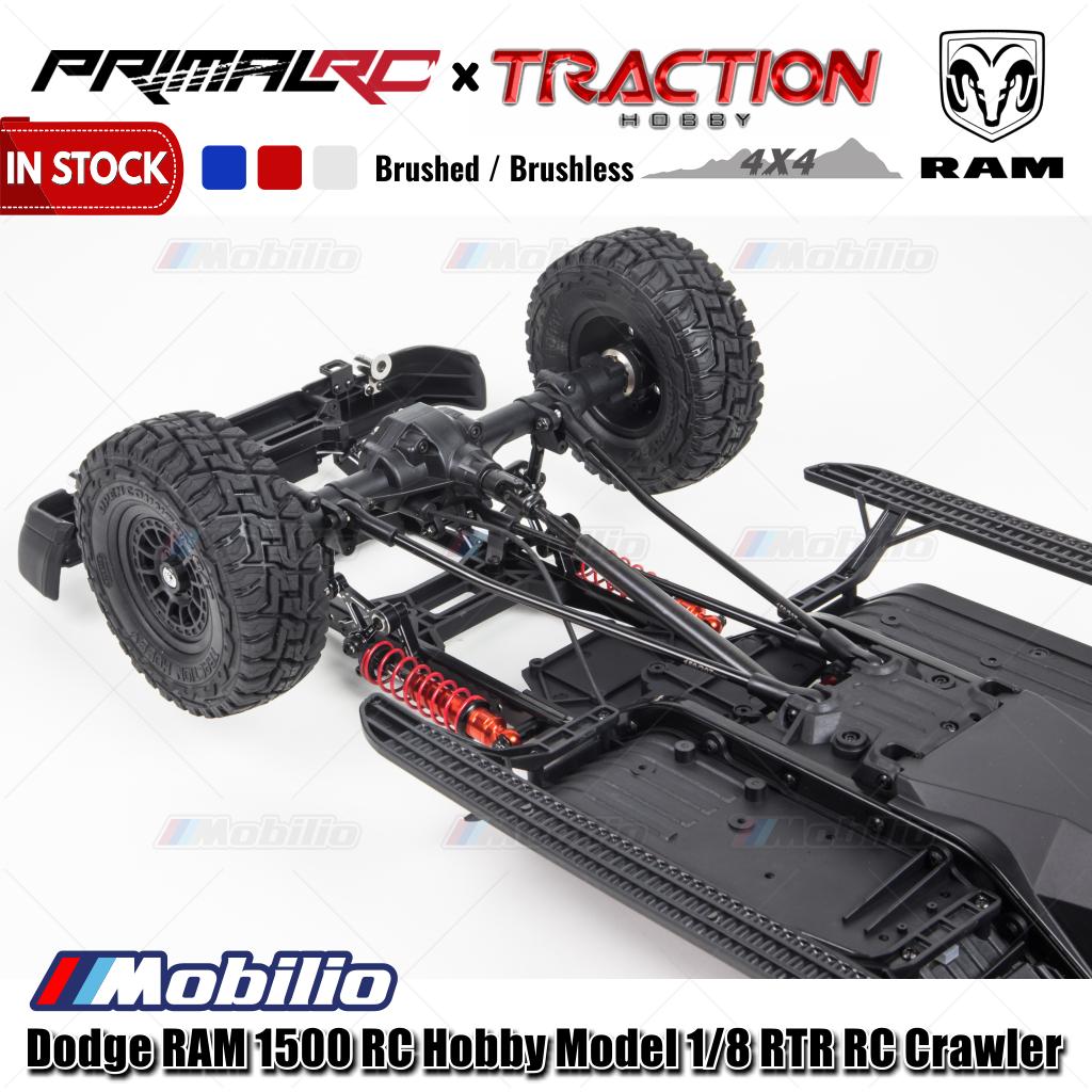 Traction Hobby PrimalRC Dodge RAM 1500 Remote Control Hobby Model 1/8 Scale RTR RC Crawler Adventure