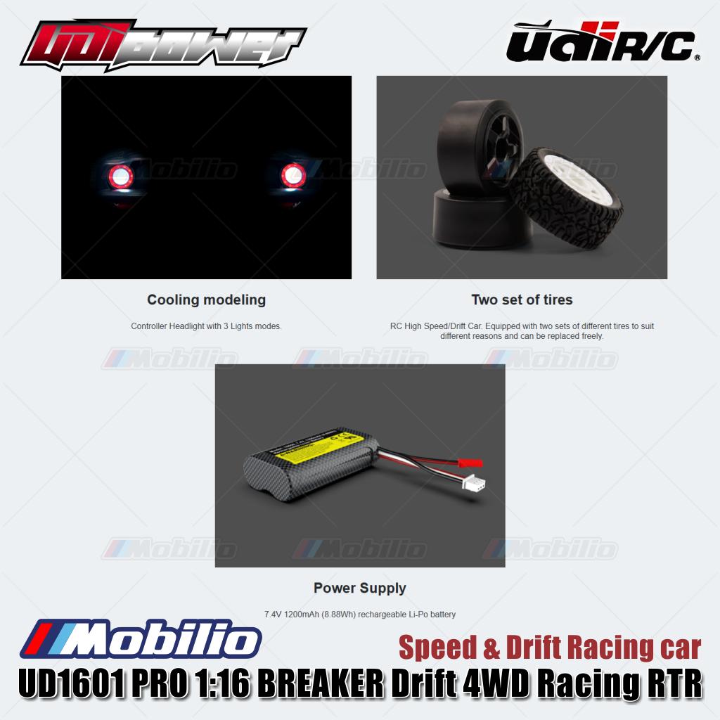 UDIR/C UD1601 Brushed UD1601-PRO Brushless Breaker 4WD 1:16 RTR Speed & Drift Racing RC Car