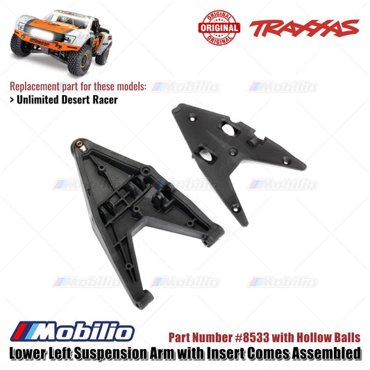 Traxxas Part #8533 Lower Left Suspension Arm with Insert Comes Assembled for RC UDR Unlimited Desert Racer