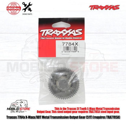 Traxxas Part #7784X X-Maxx XRT Metal Transmission Output Gear 51T for 7785X