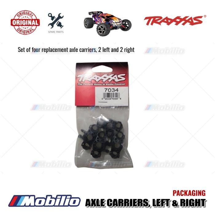 Traxxas Part #7034 Replacement Axle Carriers 2 Left and 2 Right fits Front or Rear RC 1/16 E-Revo Slash Summit