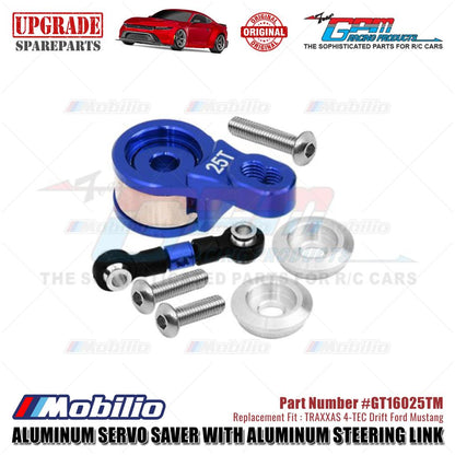 GPM Part #GT16025TM Aluminum Servo Saver With Aluminum Steering Link Traxxas 4-TEC Drift
