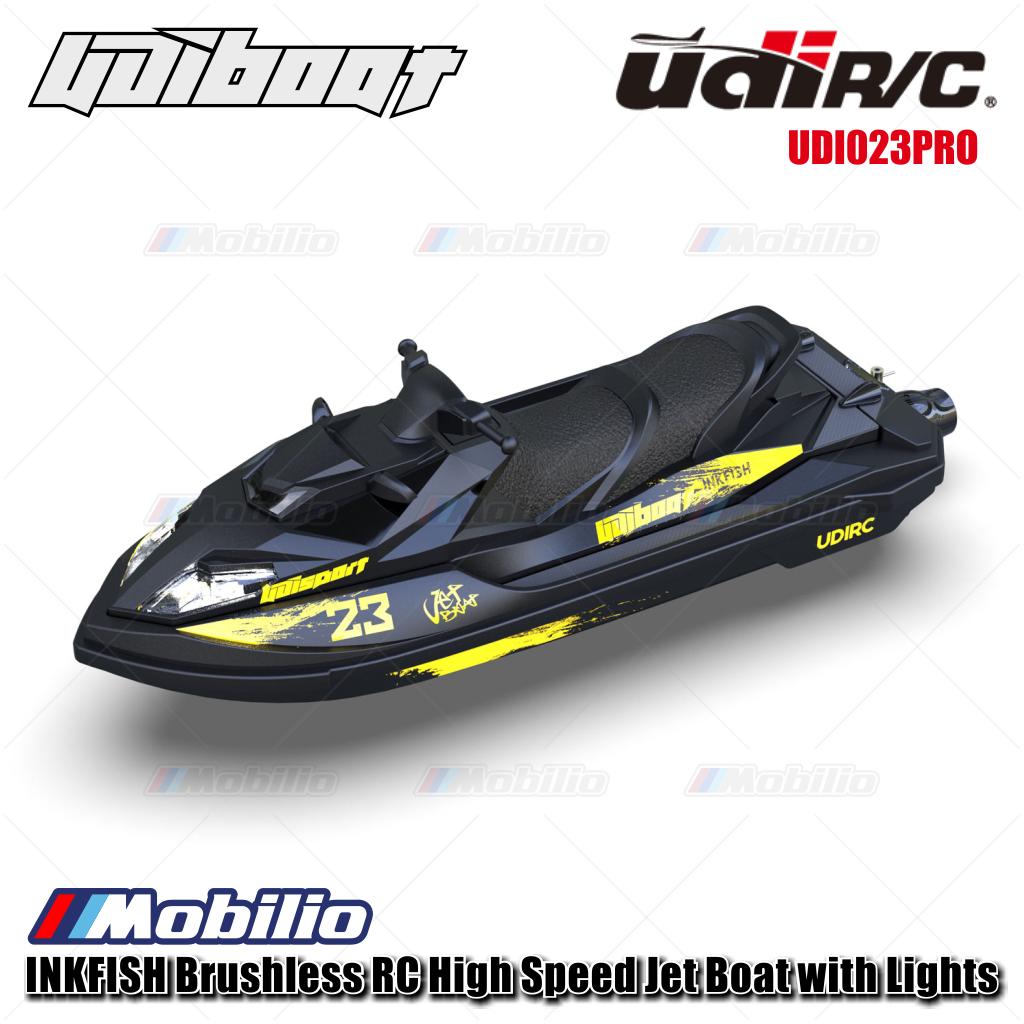 UDIR/C UDI023PRO INKFISH Brushless RC High Speed Jet Boat with Lights