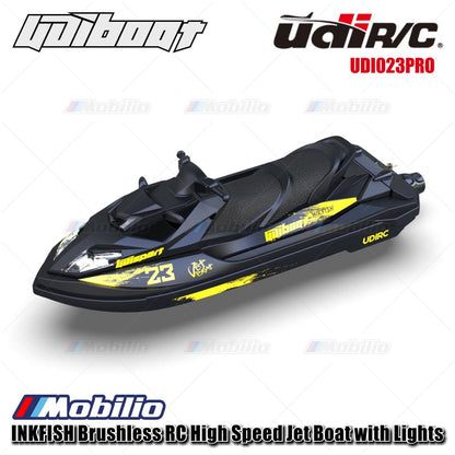 UDIR/C UDI023PRO INKFISH Brushless RC High Speed Jet Boat with Lights