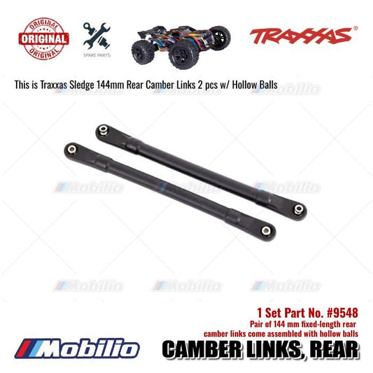 Traxxas Part #9548 Pair of 144 mm Fixed-Length Rear Camber Links Come Assembled With Hollow Balls for RC Sledge