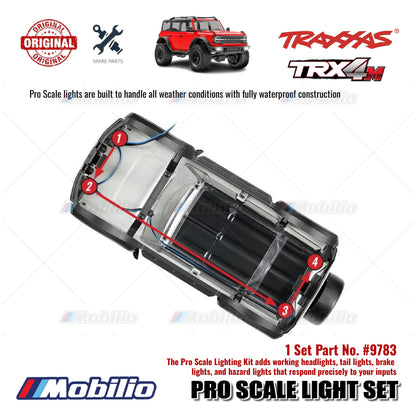 Traxxas Part #9783 TRX-4M Bronco Pro Scale Light Set Fully Waterproof Construction