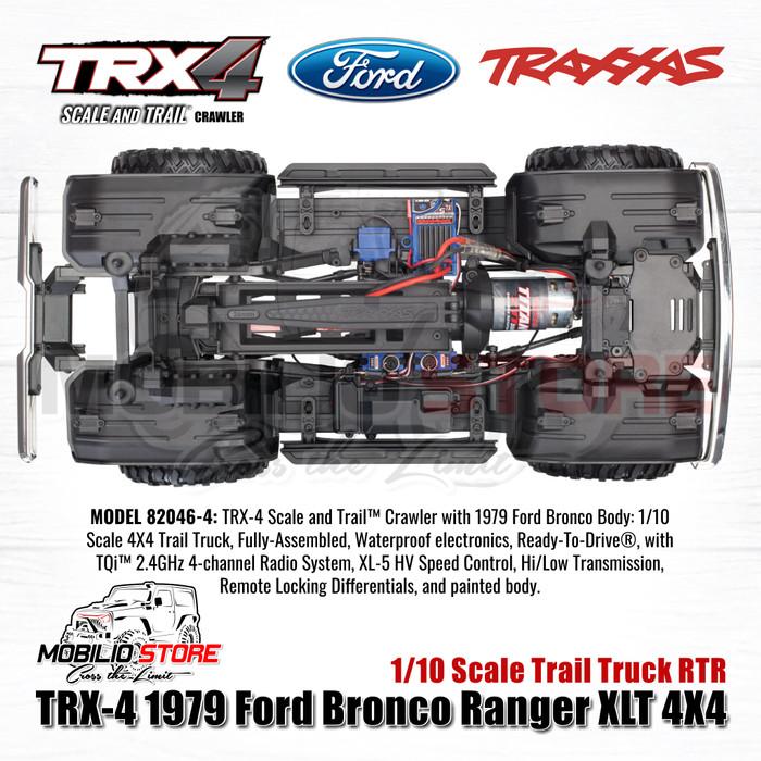 Traxxas TRX4 TRX-4 1979 Ford Bronco Ranger 4X4 1/10 Scale Trail Truck