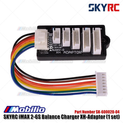 SKYRC #SK-600020-04 Adaptor XH Pengisi Daya Keseimbangan iMAX 2-6S 1 set Konektor
