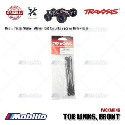 Traxxas Part #9549 Pair of 120 mm Fixed-Length Front Toe Links Come Assembled With Hollow Balls for RC Sledge