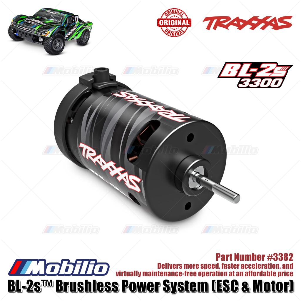 Traxxas Part #3382 BL-2s Brushless Power System Combo ESC & Motor for RC 1/10 Scale Car Monster Truck