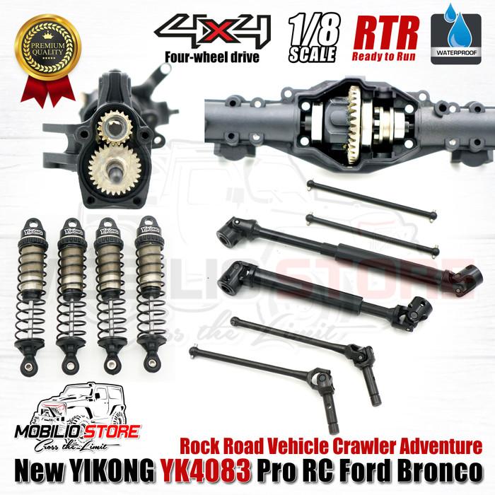 Yikong YK-4083 Ford Bronco 1/8 Scale RTR RC Rock Road Vehicle Crawler