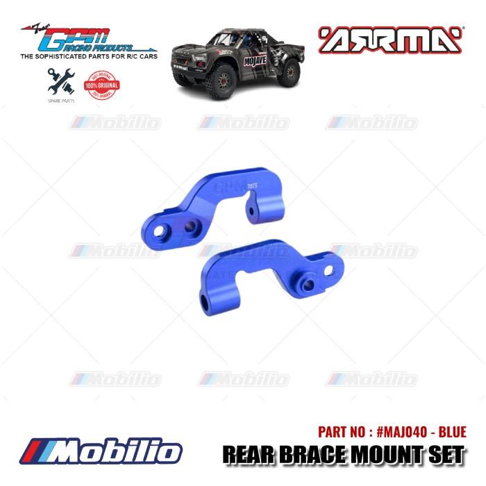 GPM Part #MAJ040 Aluminum Rear Brace Mount Set Arrma Mojave Big Rock 6S BLX Desert Monster Truck  Remote Control