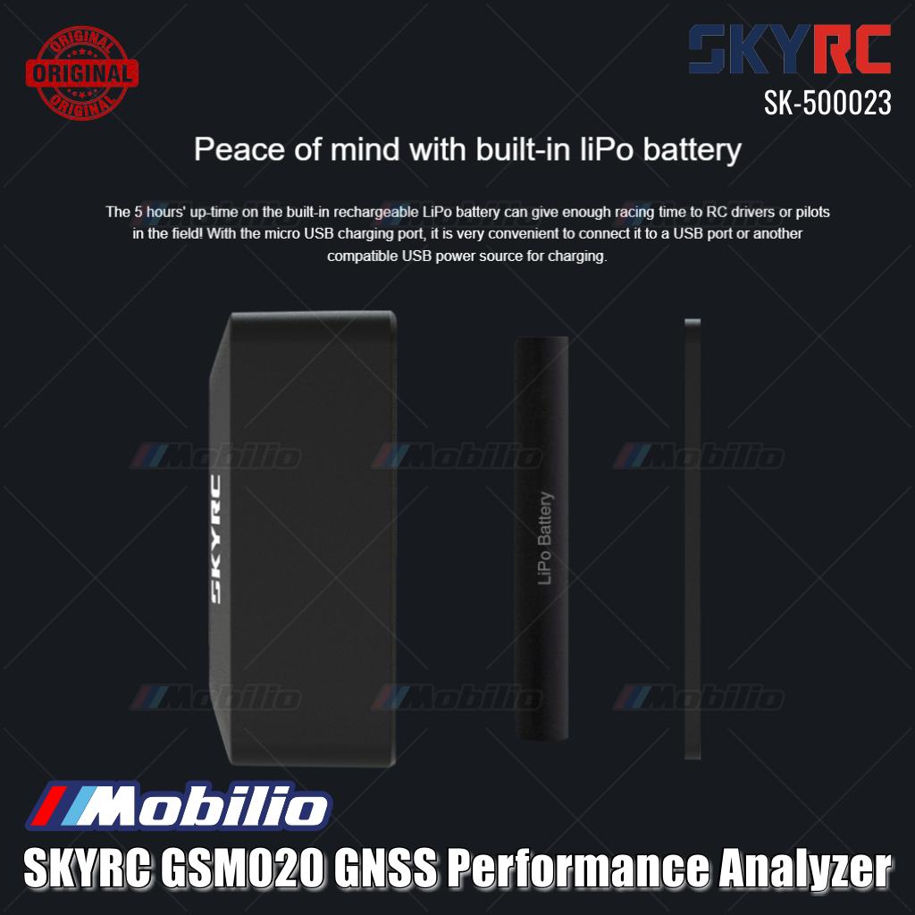 SKYRC #SK-500023 GSM020 GNSS Performance Analyzer Balap Drag Balap Trek Mode Terbang