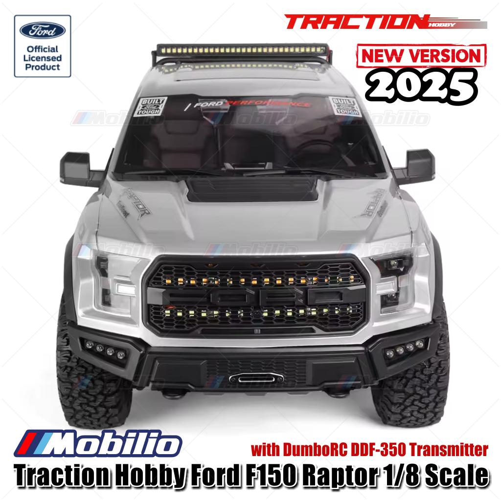 Traction Hobby Ford F150 Raptor Skala 1/8 RTR RC Crawler Adventure Car Versi Baru 2025
