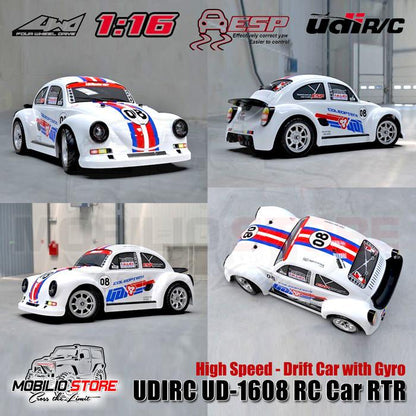 UDIR/C UD-1608 4WD 1/16 Racing Drift Rally Touring RC Car 2.4 GHz RTR