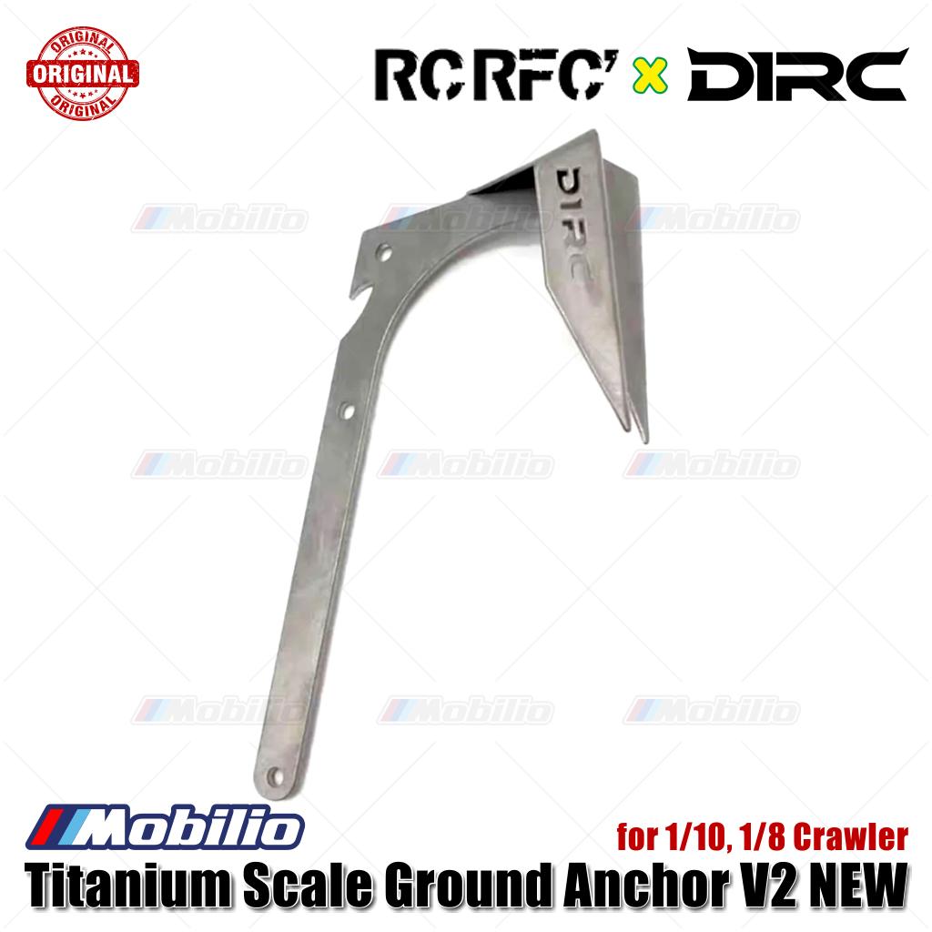 D1RC Titanium Scale Ground Anchor V2 NEW for 1/10 Scale RC Crawler