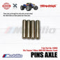 Traxxas Part #4955 Pin Axle 2.5 x 12mm 4 Pcs for 4WD RTR Monster Truck