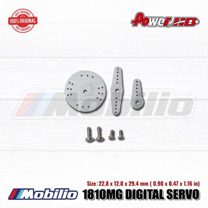 Power HD 1810MG Mini Digital Servo Metal Gear 3.9kg 0.13 Sec