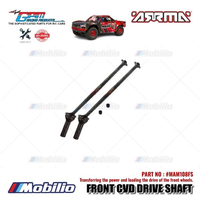 GPM Part #MAM108FS Harden Steel Front CVD Drive Shaft RC Arrma Mojave 6S BLX Desert Truck