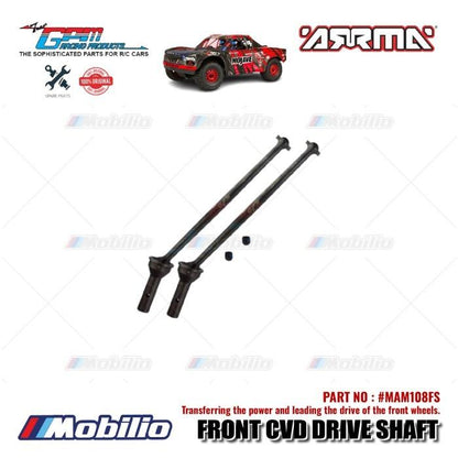 GPM Part #MAM108FS Harden Steel Front CVD Drive Shaft RC Arrma Mojave 6S BLX Desert Truck