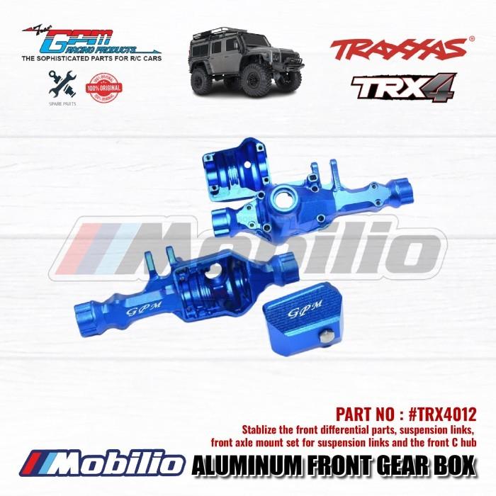 GPM Part #TRX4013 Aluminum Rear Gear Box Axle Upgrade Gardan Traxxas TRX-4 RC Crawler