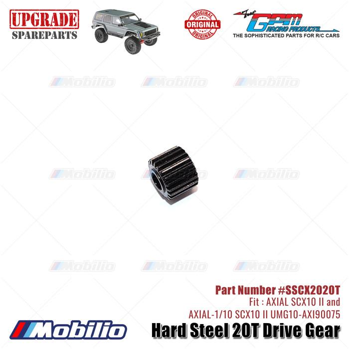 GPM Part #SSCX2020T Hard Steel 20T Drive Gear Axial SCX10 II Crawler Adventure