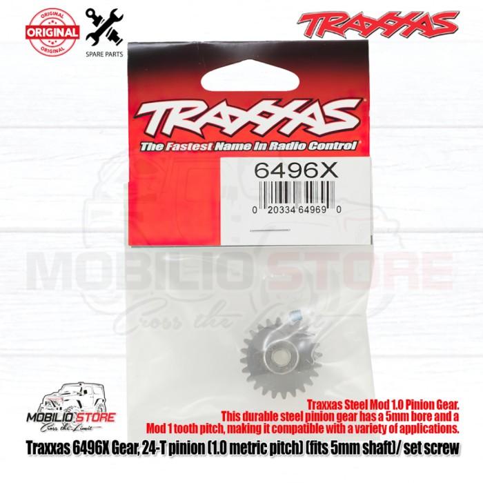 Traxxas Part #6496X 24T Pinion 1.0 Metric Pitch Fits 5mm Shaft
