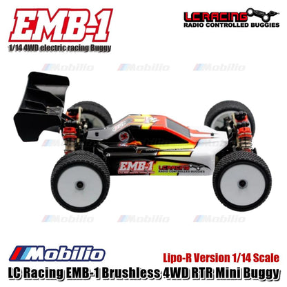 LC Racing EMB-1 Brushless 4WD Mini Buggy Lipo-R Version 1/14 Scale RTR