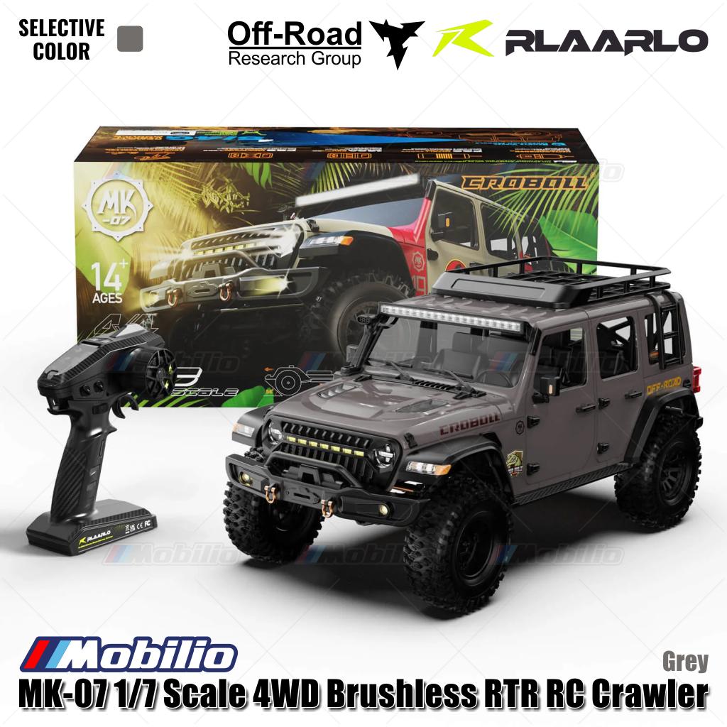 Rlaarlo MK-07 Skala 1/7 4WD Brushless RTR 2.4GHz RC Crawler Desain Bertema Dinosaurus yang Dilukis Tangan, Petualangan, Kendali Jarak Jauh